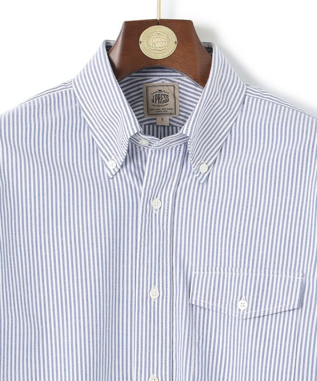 J.PRESS MEN 【WEB・一部店舗限定】オックス ストライプシャツ/B.D. サックスブルー系1