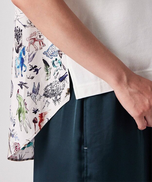 Paul Smith Little Beasts コンビTシャツ オフホワイト