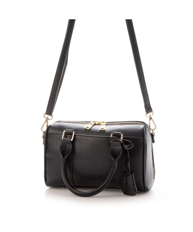 UNBILLION cachecache お財布ミニボストンバッグ ブラック