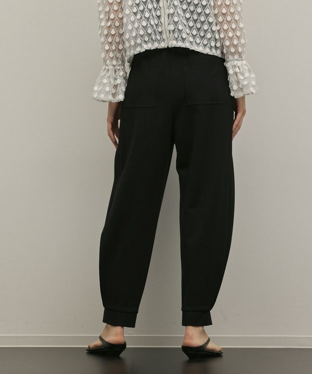 GRACE CONTINENTAL ポンチイージーパンツ ブラック