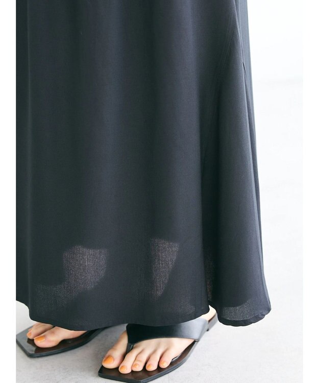 CRAFT STANDARD BOUTIQUE レーヨンマーメイドスカート Black