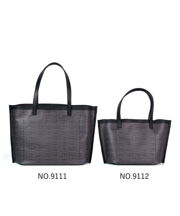 PELLE BORSA ミディアムトート Grise グリーズ 9111 ブラック