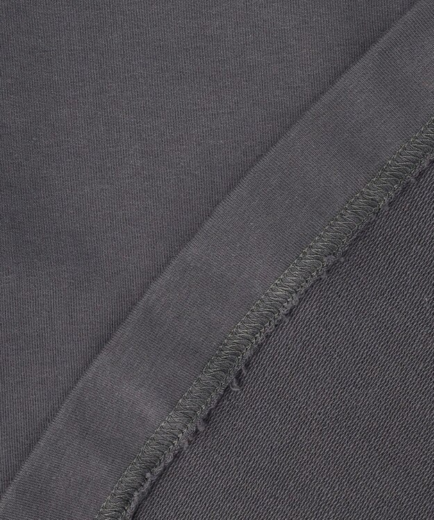 組曲 S 【先行予約・2WAY】レース襟フレンチテリーフレア カットソー チャコールグレー系