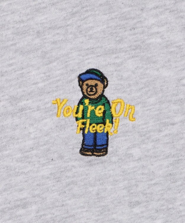 WEGO 【MLサイズ展開/綿100%】グラフィックワンポイントT（SS） アッシュグレー