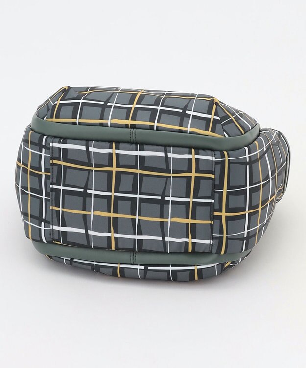 Y'SACCS ドローイングチェック2WAYミニトート グレー