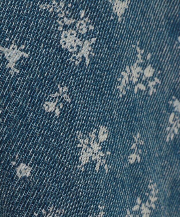 earth music&ecology タックホックデニムパンツ Flower