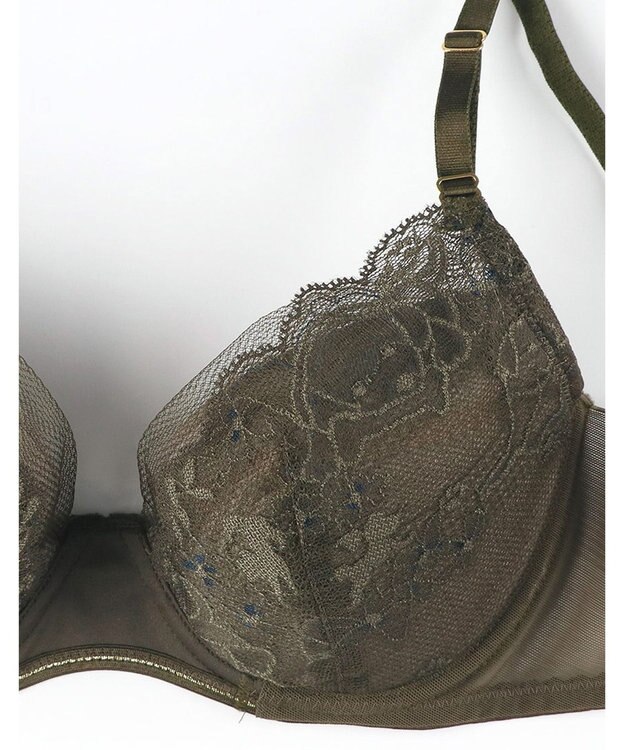 Wing 【SHIHOさん着用】 ブラジャー 自分のからだに合うフィット感 バストになじみやすい 背中すっきり 【マッチミーブラ】 ブラ KB2004 ウイング／ワコール オリーブ