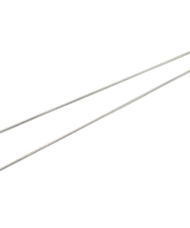 AMERICAN HOLIC ステンレス　シンプルスネークチェーンネックレス Silver