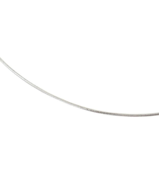 AMERICAN HOLIC ステンレス　シンプルスネークチェーンネックレス Silver