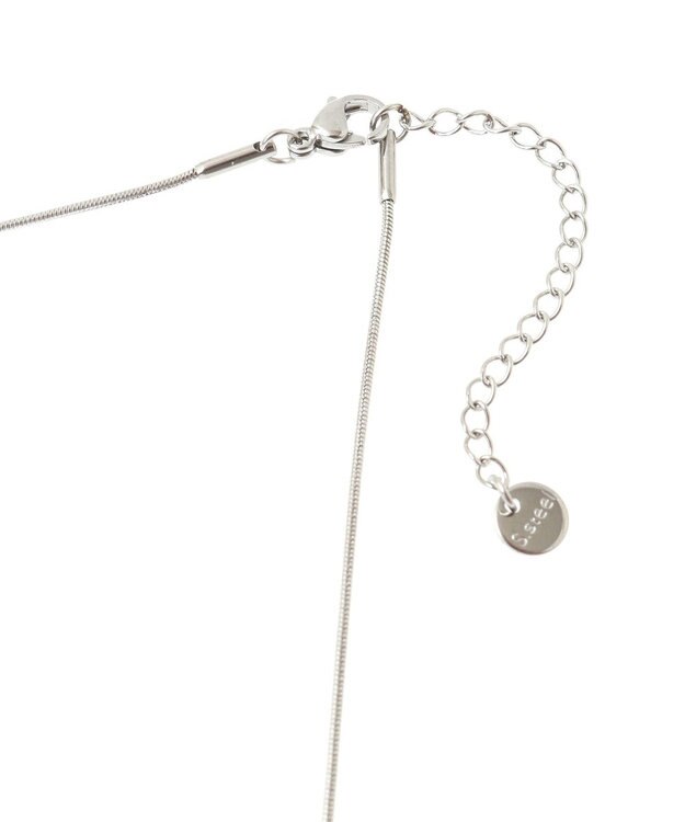 AMERICAN HOLIC ステンレス　シンプルスネークチェーンネックレス Silver