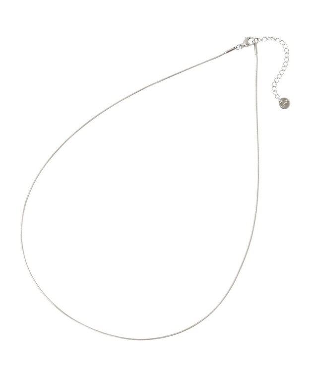 AMERICAN HOLIC ステンレス　シンプルスネークチェーンネックレス Silver