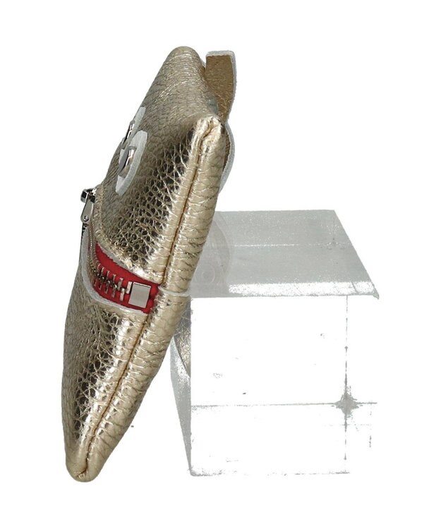 INTER-CHAUSSURES 【RIPANI】レザーチャームポーチ ゴールド