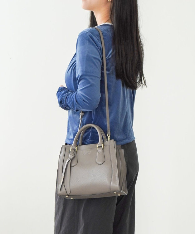 ACE BAGS & LUGGAGE Jewelna Rose クロフォード ハンドバッグ 本革 11921 ジュエルナローズ ショルダーバッグ 2way 【新色】ダークグレージュ