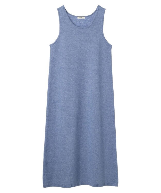 earth music&ecology Ｓｅｔ２点クロスニット＋ノースリーブニットワンピース Blue