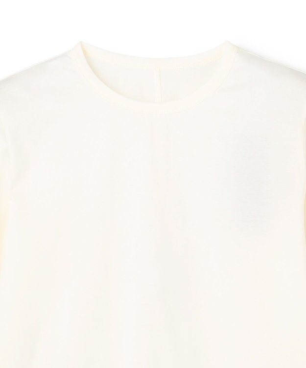 UNFILO L 【2点セット】ラッセルレース キャミレイヤード Tシャツ ブラック