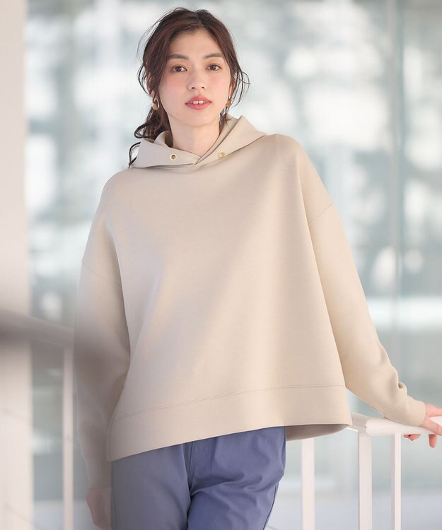 ANY L 【洗濯機可】ダンボールパーカー ベージュ