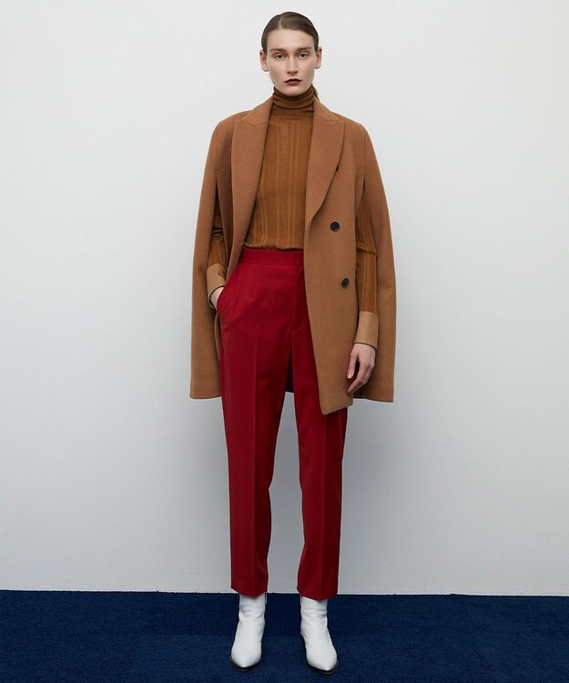 BEIGE， 【BAILA 1月号掲載】RACINE / レザーコンビニット Camel