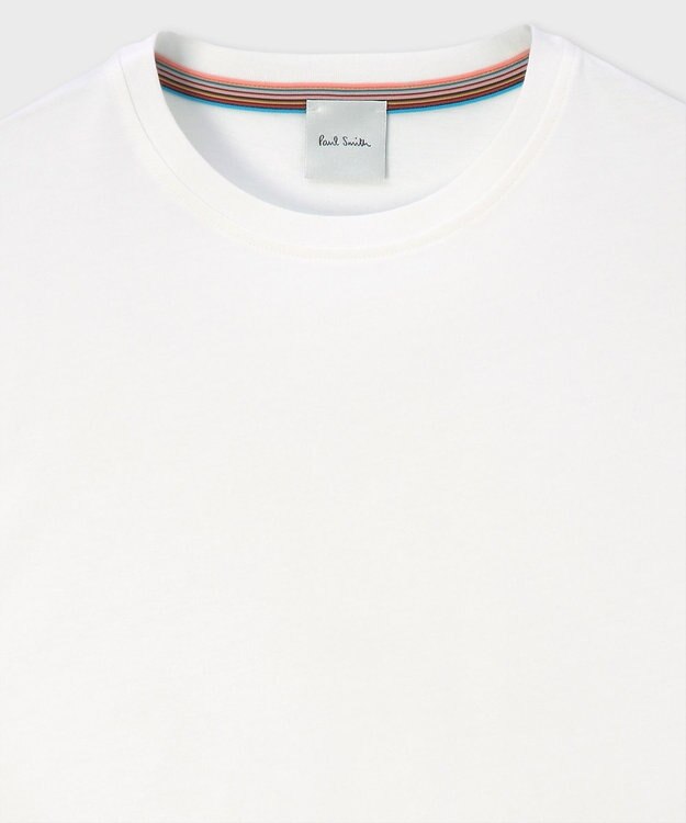 Paul Smith プリント コンビネーション 半袖Tシャツ ホワイト