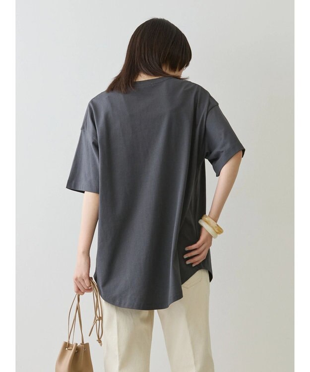 AMERICAN HOLIC ＮＯＮＣＨＡＬＡＮＴ　ＳＴＡＲＩＮＧ　カットチュニック2 Charcoal Gray