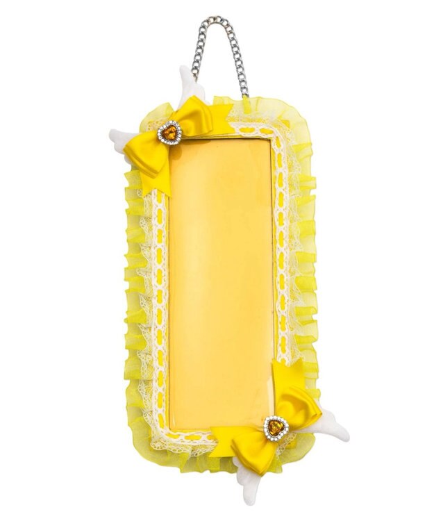 WEGO 【痛バ＆推し活グッズ】エンジェルリボンホロチケホルダー イエロー