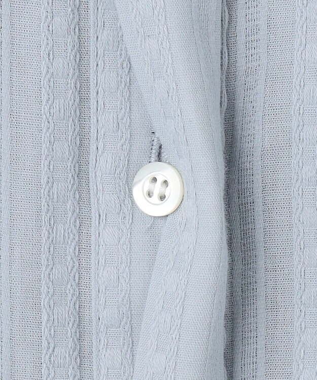 組曲 ドビーストライプ ブラウス サックスブルー系