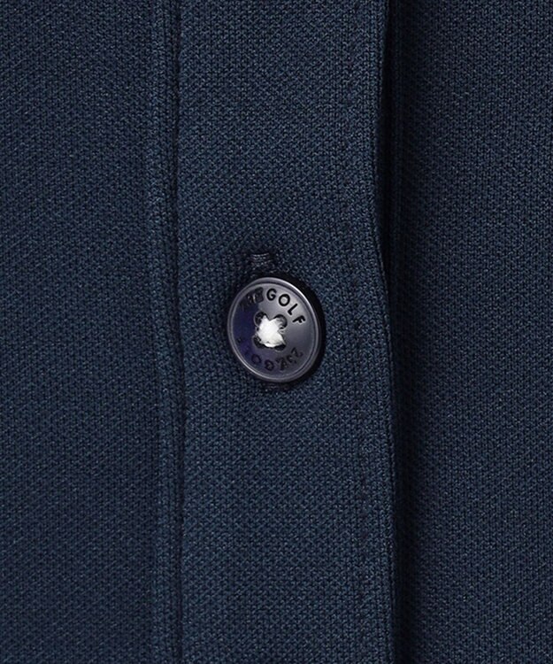 23区GOLF フェミニン＆エレガント【WOMEN】レイヤースリーブシャツ ネイビー系