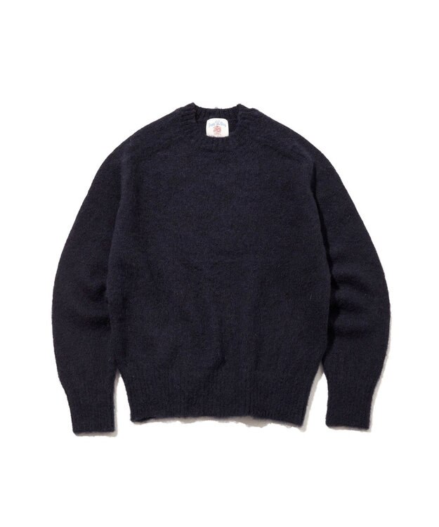 J.PRESS MEN 【J.PRESS ORIGINALS】Shaggy Dog Crew Neck Sweater / Japan Made ネイビー系