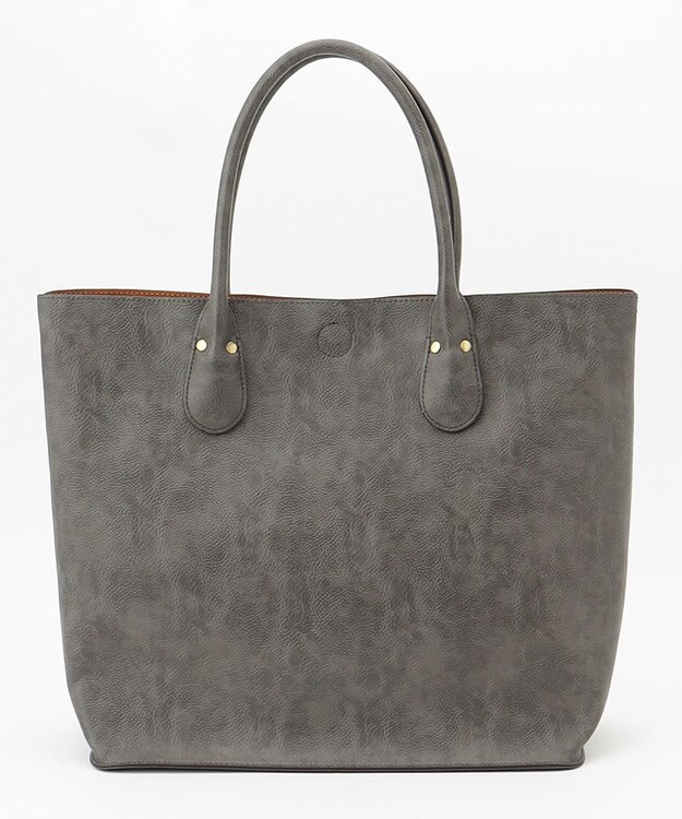 UNBILLION 【テレビ ドラマ着用アイテム】Otias シュリンクタイプ合皮トートバッグ グレー