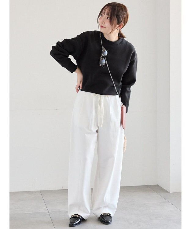 Te chichi ポンチハイウエストカーブパンツ《2026 spring catalog item》 オフホワイト