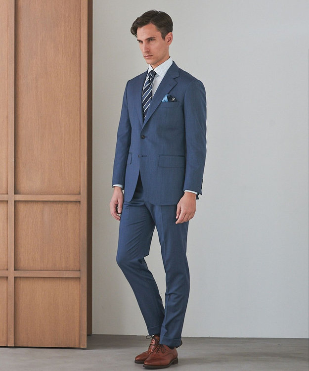 GOTAIRIKU 【CANONICO/カノニコ】SUPER150's リベンジスーツ サックスブルー系8