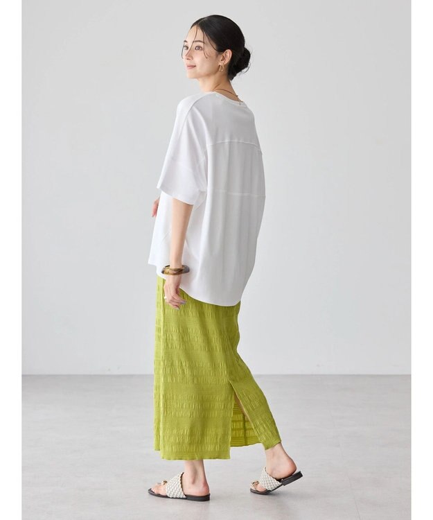 AMERICAN HOLIC ＵＶカット＋接触冷感　コクーンカットプルオーバー Off White