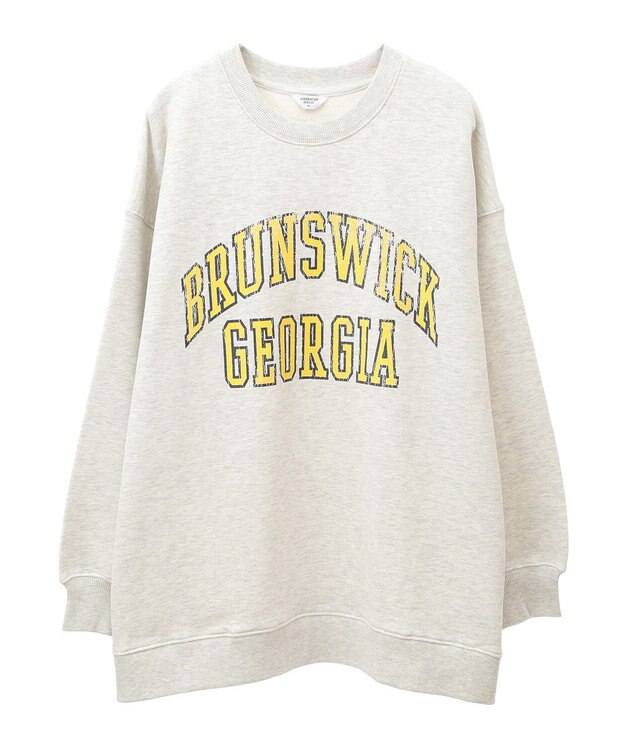 AMERICAN HOLIC ＢＲＵＮＳＷＩＣＫ　ＧＥＯＲＧＩＡ　ＢＩＧスウェット Oatmeal