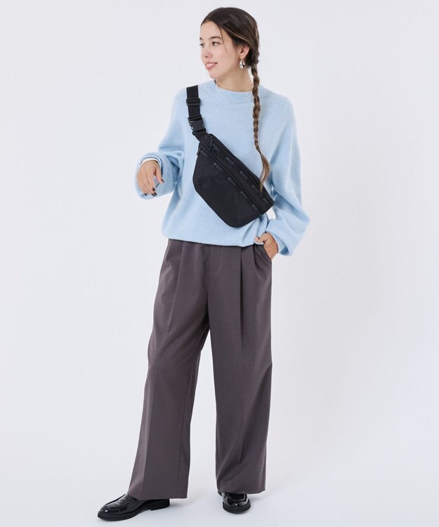 LeSportsac HERITAGE BELT BAG/リサイクルドブラックJP リサイクルドブラックJP