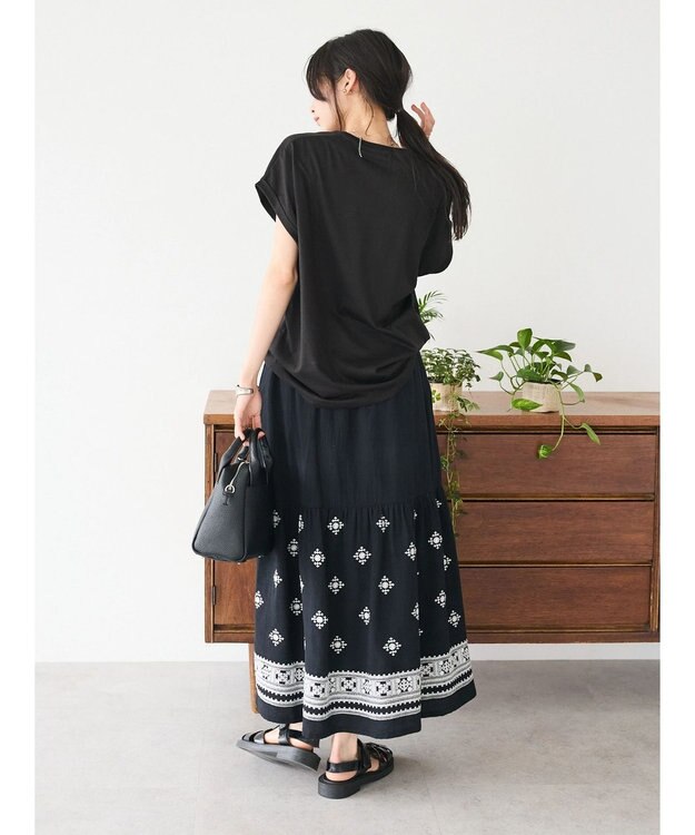 CRAFT STANDARD BOUTIQUE ＧＥＮＩＡＬ　プリントプルオーバー Black