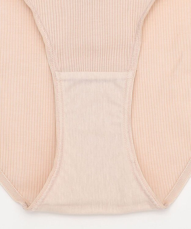 Wing ショーツ 【デイリーフィット リブ】 リブ素材(身生地部) はきこみ丈ふつう EC2400 ウイング／ワコール ベージュ