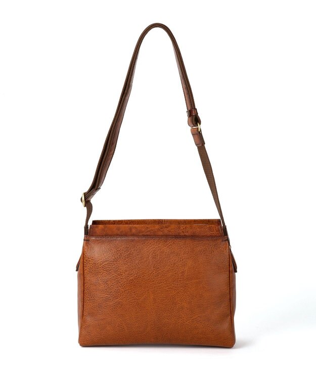 ACE BAGS & LUGGAGE LO HOMME PRESSE アルカイック 本革 日本製 ショルダーバッグ 横型 71861 ロ・オム・プレッセ ブラウン