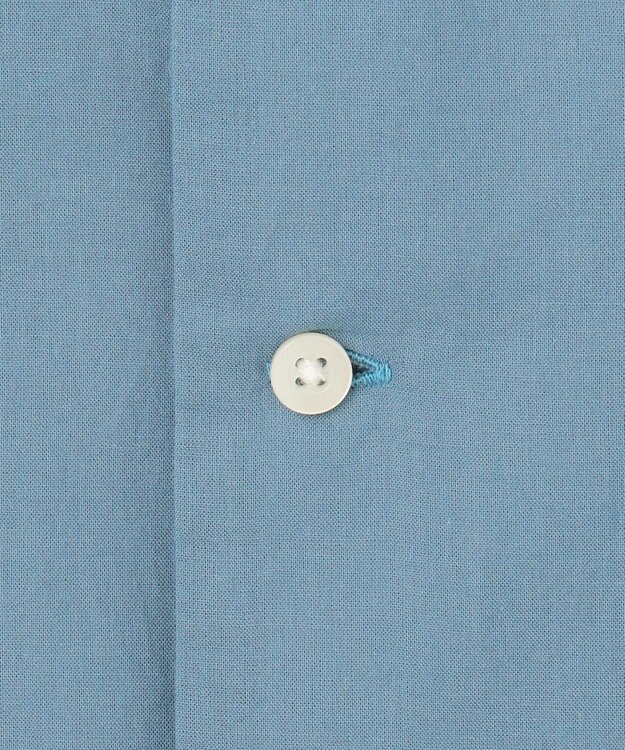 J.PRESS YORK STREET 【UNISEX】コットンボイル オープンカラーシャツ ダルブルー系