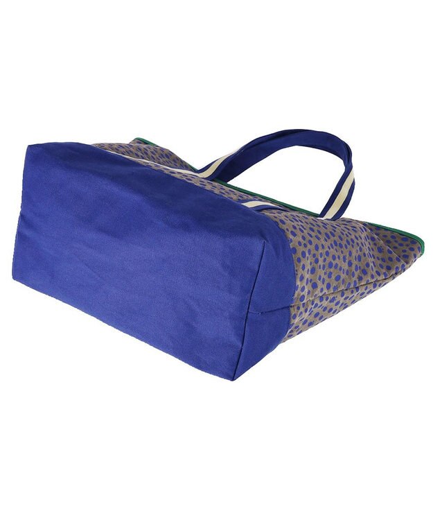 tsumori chisato CARRY コットンポルカドット トートバッグ ネイビー