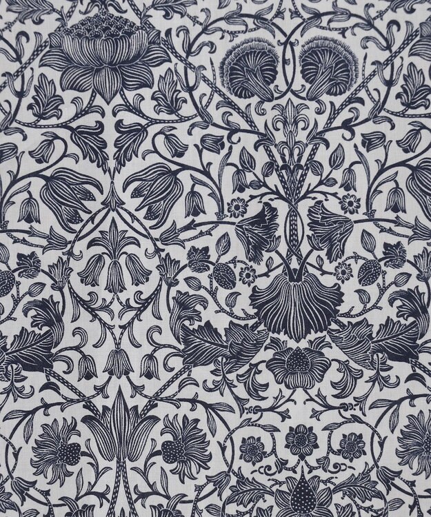 JOSEPH ABBOUD 【リバティー柄】プリントシャツ ホワイト系6