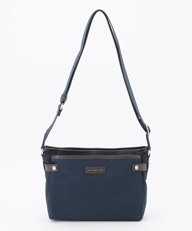 LA BAGAGERIE 【撥水ナイロン】ベーシックポシェット ネイビー