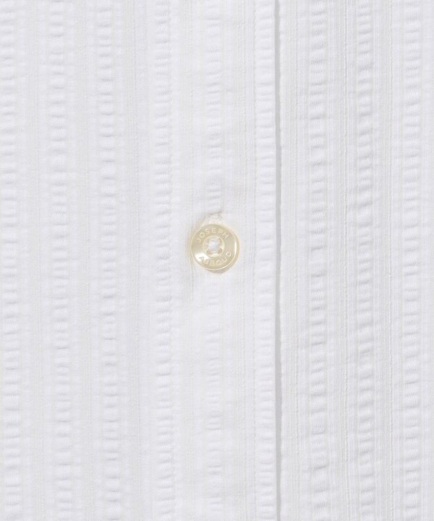 JOSEPH ABBOUD 【ストレッチ/イージーケア】コンパクトジャージーサッカーシャツ ホワイト系1