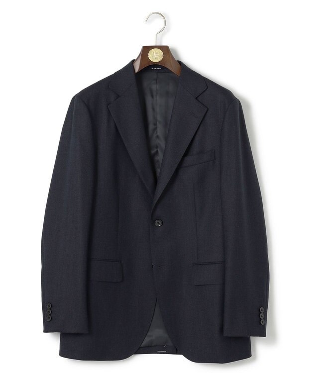 J.PRESS MEN 【定番 / セットアップ対応】マナードシルクホームスパン ジャケット ネイビー系