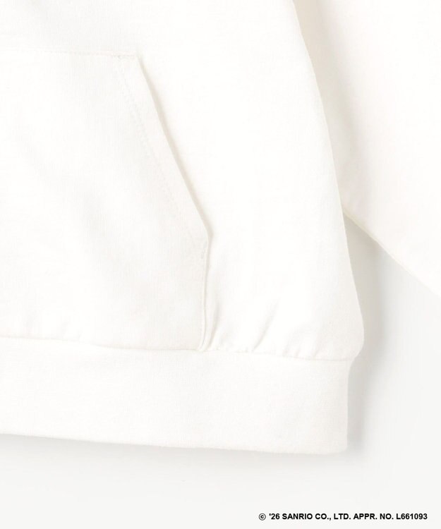 ANY KIDS 【シナモロール×ANY KIDS】なりきりパーカー オフホワイト