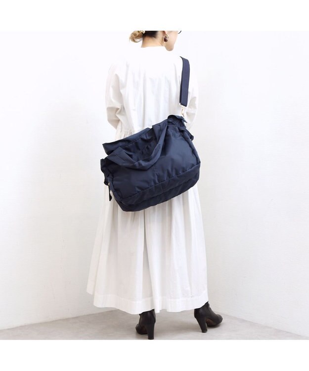 UNBILLION カシュカシュ cachecache / ナイロンタウン2wayボストンバッグ ネイビー