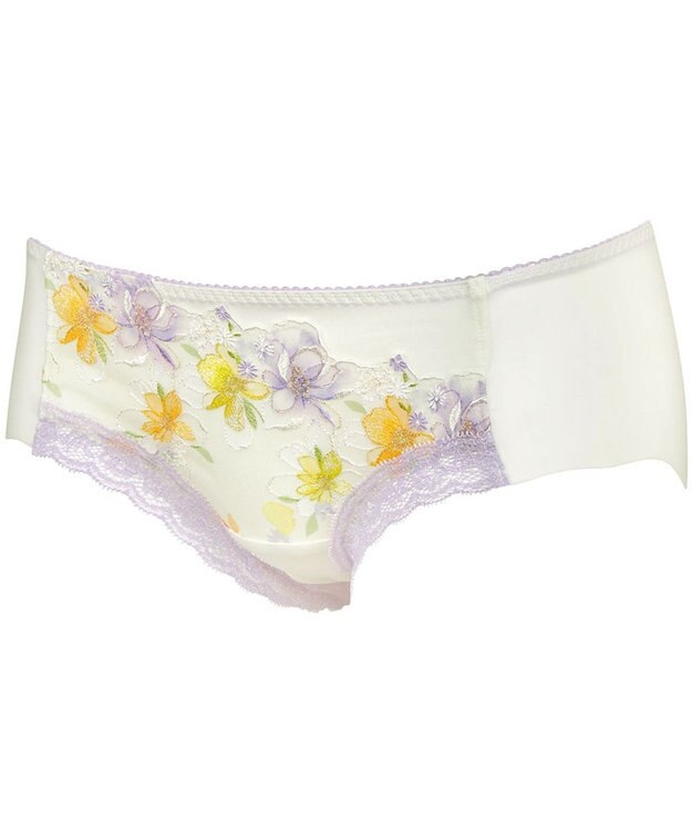 WACOAL ボーイレングス ショーツ 【ハグするブラ】 BRB498とペア はきこみ丈あさめ 全方向ストレッチ(バック) レディース PRA698 /ワコール クリーム