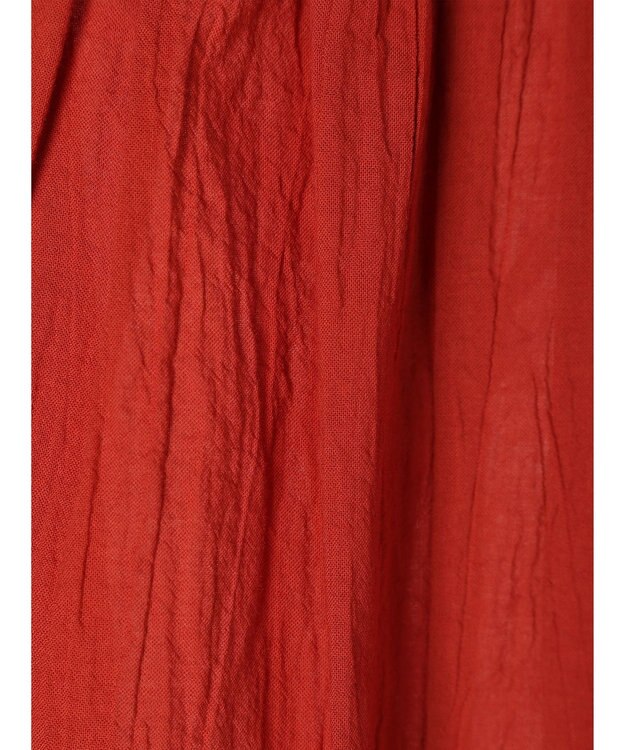 CRAFT STANDARD BOUTIQUE ジョーゼットスキッパーシャツ Red