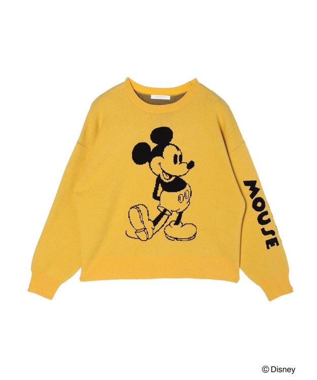 Green Parks Ｄｉｓｎｅｙ／ジャガードニットプルオーバー Yellow