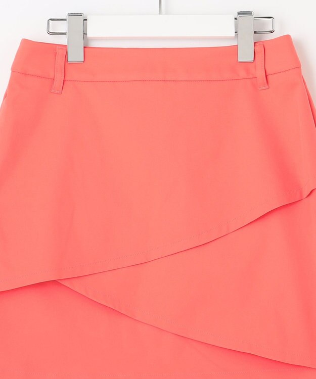 23区GOLF 【WOMEN】【ストレッチ性】チノヘムレイヤースカート 普段のコーデに華やかさをプラス ピンク系