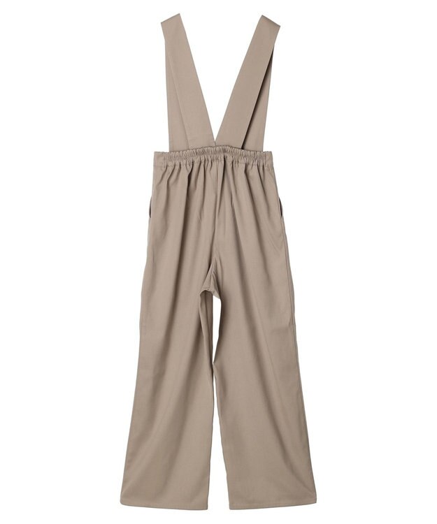 Green Parks ２ｗａｙデザインボタンサス付きパンツ Gray Beige