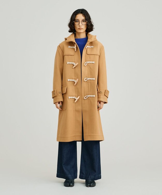 J.PRESS YORK STREET 【UNISEX】メルトン ダッフルコート キャメル系